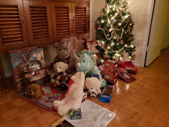 Toy Mountain Donation from Christmas Party 2018